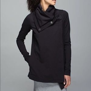 lululemon savasana wrap black size 6